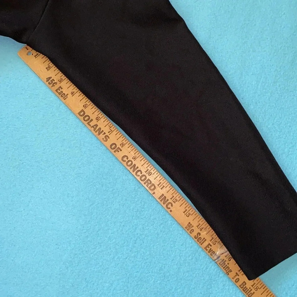 BLAIR BOUTIQUE black blazer suit jacket unlined single button closure size 10 - Picture 7 of 10